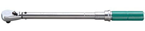 SATA ST96411SC - Chiave dinamometrica meccanica 3/4 con impugnatura zigrinata, colore: Argento