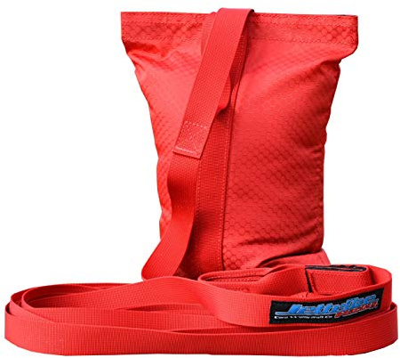 Jettribe Buoy Anchor Bag | Holds up to 8 lbs | 20 Feet Weighted Line | Color Red | PWC Jet Ski Boat Accessories