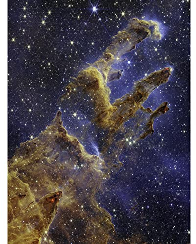 Artery8 NASA James Webb Space Telescope Pillars of Creation Eagle Nebula Extra Large XL Wall Art Poster Print