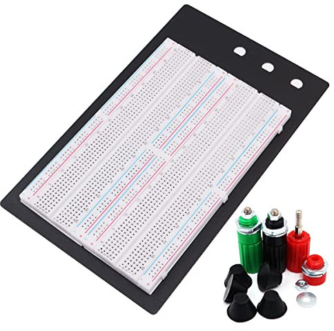 VOANZO 1660 Hole Breadboard Solderless Breadboard Prototype Board PCB Universal Circuit Test Board