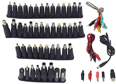 58 Stück Laptop Netzteil Adapter Set DC Stecker Buchse Universal Ladegerät Zubehör