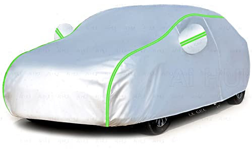 Premium Autoabdeckung Auto Autoplane, Autoabdeckung Wasserdicht Atmungsaktiv für MINI Cooper, AI HUI Vollgarage Autoplane 100% wasserdichte Autoabdeckung Abdeckplane