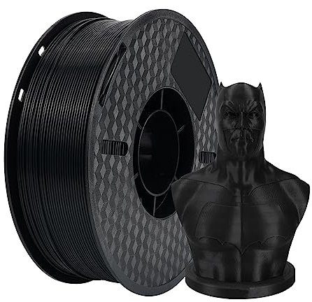 BLOSSOMLIFE 3D-Druck-Filament, PA-CF Nylon mit Kohlenstofffaser, Schwarz, 1.75 mm, 1.3 kg, 1300 Gramm