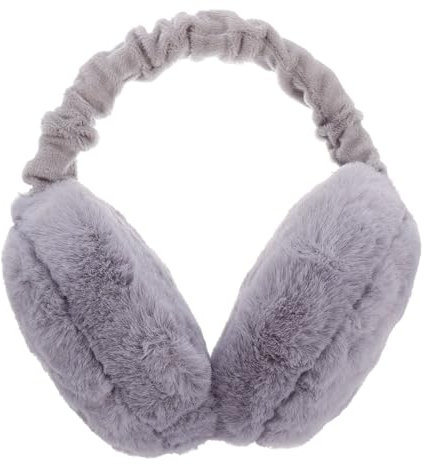 PACKOVE 1stk Faltbare Ohrenschützer Winter-ohrenschützer Pelzige Fleece-ohrenschützer Ohrenwärmer Weihnachtsgeschenke Damen Ohrenschützer Junge Geschenk Rosa Plüsch Fräulein Kälteschutz