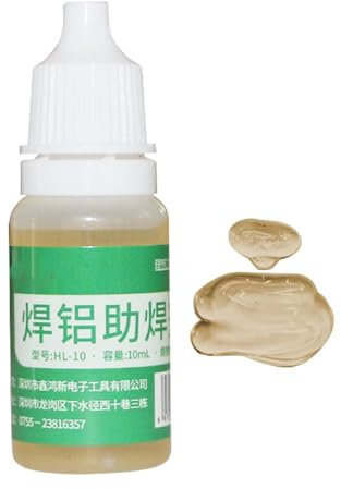 Hobngmuc Pasta fundente sin limpieza - Fundente de estañado sin enjuague de 10 ml | Suministros de soldadura simples y fáciles, pasta fundente para soldar multifuncional para cobre, soldadura de
