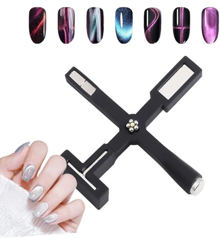 WishesMar Multifunzione Magnete Bastone per Unghie Penna Magnetico Cat Eye per un Ideale Effetto 3D Occhio del Gatto - DIY Nail Art Tool Uso con Occhio del Gatto UV Gel Polish Polvere o Smalto