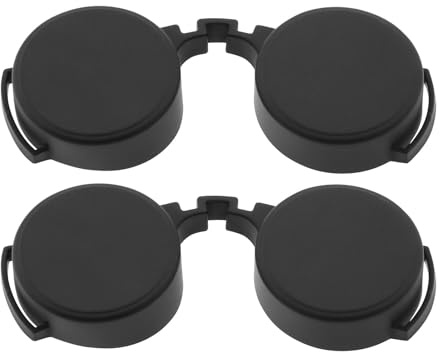 SING F LTD Lot de 2 cache-oculaires en caoutchouc de 41 à 42 mm - Protection contre la pluie - Accessoires compatibles avec jumelles 8 x 42 10 x 42 12 x 42 - Noir