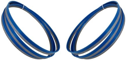 2 hojas de sierra de cinta bimetálica de 2480 x 27 x 0,9 mm, 97,6 x 1 x 0.035 pulgadas, 14 TPI, for corte de metales