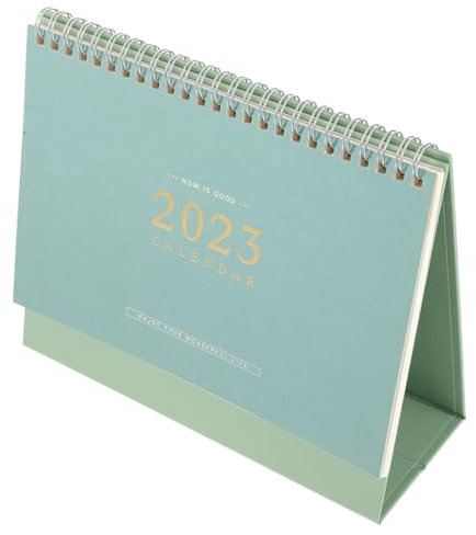 VILLCASE Schreibtischkalender 2023 Monatsplaner Fürs Büro Dekoratives Kalenderornament für Den Täglichen Gebrauch