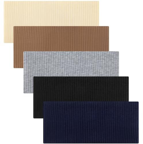 Halinuia 5 Pcs Bandeau Cheveux Femme Homme 8cm Largeur Mode Elastiques Antidérapant Bandeau Cheveux Sport pour Running, Yoga, Pilates, Fitness,Tennis