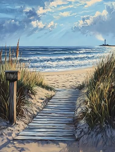 DPIDEA Diamond Painting, 5D Diamond Painting Erwachsene Strand Diamant Painting Bilder, Diamant Malerei Runde Steine für Zuhause Dekor 30x40 cm