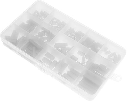 HOMSFOU 175pcs Type a Parallel Pin Drive Shaft Keys Carbon Steel Allen Keys Square Ended Fasteners Wide Application