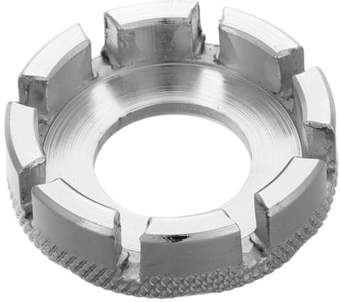 EXAOMBLE Outil à Rayons de Roue VTT Réglable en Acier 8 Trous 55g, Clé de Tension pour Montagnard, Ajusteur de Rayons Solide, Accessoire Vélo pour Entretien et Réparation Roues