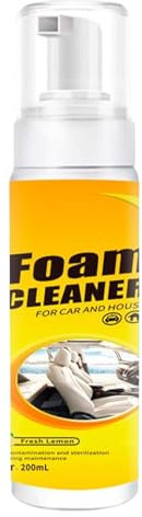 Limpiador En Espuma Para Cocina,200ml Espuma Desengrasante para Manchas de Grasa en Encimeras - Elimina Grasa de Ollas, Sartenes, Baldosas y Placas de Cocina