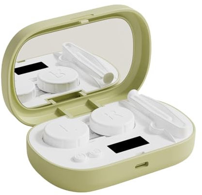 Nettoyeur d'objectifs à ultrasonique - Machine de nettoyage intelligente pour lentilles de souples et rigides - Lentilles souples à ultrasons - Machine d'entretien quotidienne - 5