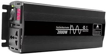 Onda Sinusoidale Convertitore Di Tensione Alimentazione Per Auto Inverter A Onda Sinusoidale Pura Da 4000 W 3000 W 2000 W CC 12 V A CA 220 V Inverter Per Auto Convertitore Corrente(12V 2000W)