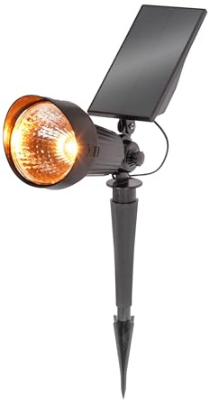 Esotec Solarstrahler Bodenstrahler Berni Garten, Bernstein Licht 102318