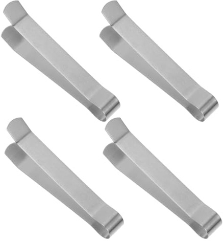 BESPORTBLE 4 Stück Kerzenlöscher Klemme aus Rostfreiem Edelstahl Dochtklemme mit Ergonomischem Griff zum Sicheren Löschen Von Kerzen und Öllampen