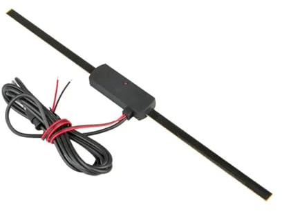 Amplificador de señal de Antena de Radio Am/FM para Coche, 12 V, Universal, para Parabrisas. Accesorios electrónicos.