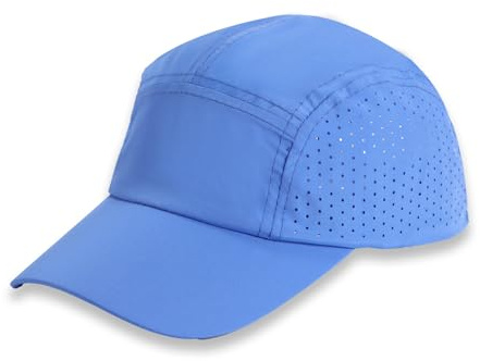Fjquamitix Men's Running Hat Quick Dry Breathable Mesh Baseball Cap Lightweight Adjustable UPF 50+ Summer Sun Mens Cap for Outdoor Casual Sports Travel