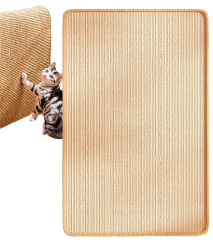 Tiragraffi Per Interni Per Gatti Proteggi Mobili Adesivo Tiragraffi | Tappetino in Sisal per Felini Per Casa Appartamento Camera Balcone Divano Pavimento