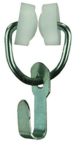 JR Products 81155 Wheeled Curtain Carrier - Type B with Hook