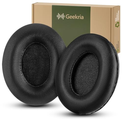 Geekria Replacement Ear Pads for Monster Beats Studio 1.0 (1st Gen) Headphones (Not Compatible with Other Headsets), Ear Cushions (Black)