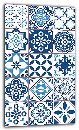 TMK ArtDeko Herdabdeckplatte 1 Teilig 30x52 cm - Spritzschutz Herdabdeckung – Herdschutz aus Sicherheitsglas – Robust, Hygienisch & Rutschfest– Schutz für Induktion, Ceran, Gas & Elektro