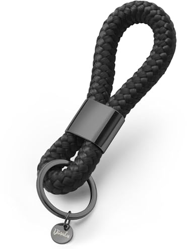 Dinalu [TEST SEHR GUT, NOTE 1.1] Schlüsselanhänger aus Paracord, Geschenke für Geburtstag Frauen beste Freundin, Dankeschön Geschenk, Auto Schlüsselband, Schlüssel Anhänger