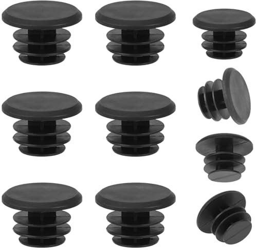 10 Stück Lenkerstopfen, Fahrrad Lenker End Stopfen Kappen, lenkerstopfen rennrad, Lenker Bar Ende Stecker Caps, Lenker Bar End Plugs Kappen Schwarz für Bike Fahrrad Zyklus Camera Grip