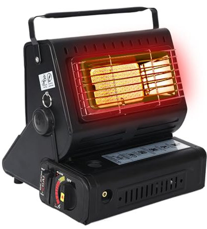 Riscaldamento per tende da esterni, riscaldatore a gas da campeggio, riscaldamento a gas, riscaldamento sicuro, riscaldamento rapido per interni, riscaldamento per roulotte e veranda, ideale per
