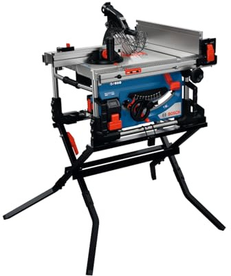 Bosch PRO Sägeständer GTA 571 (robuste Ganzstahlkonstruktion, schneller Aufbau mit Befestigungsbügel, kompakte Bauweise, Gewicht 6,3 kg, kompatibel mit GTS 70-216 und GTS 18V-70)