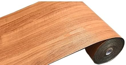Linoleum Boden,Klebevinyl Selbstklebend 40CM Antifouling Rolle Material Holzmaserung Self-adhesive Wand Aufkleber Boden Hintergrund Dekoration Schlafzimmer Küche(C)