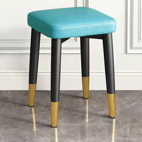 Set di 4 sgabelli da bar moderni in legno, altezza seduta 45 cm, sedie impilabili in metallo, mobili da cucina comodi ed eleganti, capacità di carico 90,7 kg, per ristoranti