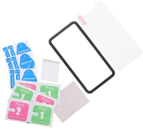 FONDOTIN 2 Sets Tempered Glass Phone Screen Protectors for Full Coverage High Transparency Film Scratch-resistant Shockproof Easy Install Cellphone Screen Guard
