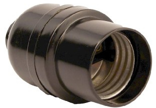 Leviton Keyless Plastic Lampholder, 95080