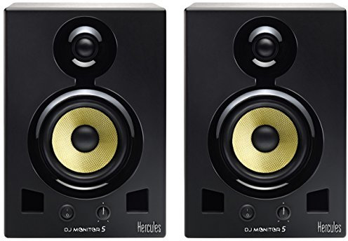 Hercules 5 4780555 Active DJ Monitor, Monitor Speakers for DJ's and Audio Enthusiasts