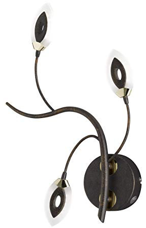 WOFI 4267.03.79.6000 A+, Wandleuchte, Acryl, 6.48 W, Integriert, rostfarben, 24.5 x 6.5 x 51 cm