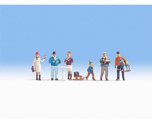 Noch Spur N 36926 Figuren-Set Weihnachtsmarkt