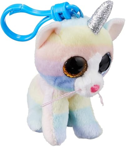 TY Beanie Boo's Clip - Porte-clés Chat Heather - 7 CM
