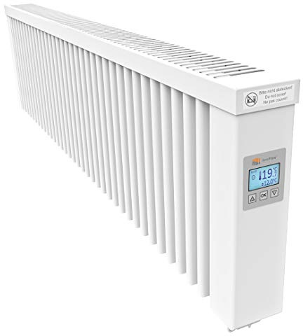 AeroFlow Elektroheizung SLIM 1600 mit Schamottekern FlexiSmart-Displayregler elektrische Zusatzheizung, Nachtspeicher Ersatz, Elektroheizkörper-Heizgerät