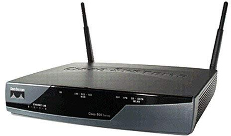 Cisco 878W ADSL Wifi Ethernet Black - Router (0-40 °C, -20-65 °C, 10-85%, 802.11g, 802.11b, IEEE 802.11b, 10/100Base-T(X)) (Reacondicionado)