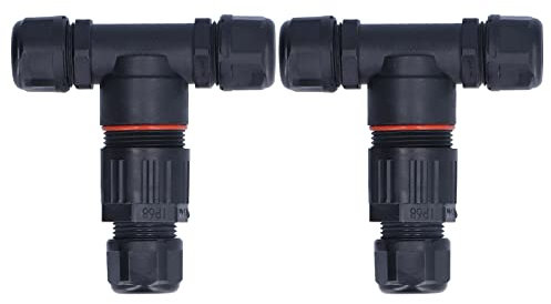 Junction Box Connector, Electric IP68 Waterproof 32A T-Shaped Connector 0.5-4m㎡ for Street Lanterns (Three of Three)