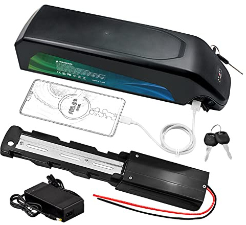 (A Grade Cell) 24V 36V 48V 52V Ebike Batterie 10.5Ah 14Ah Ebike Batterie passt 1000W 750W 500W 1200W für elektrisches Fahrrad, Hailong Lithium Ionen Batterie (36V 10.5Ah (50W-700W))