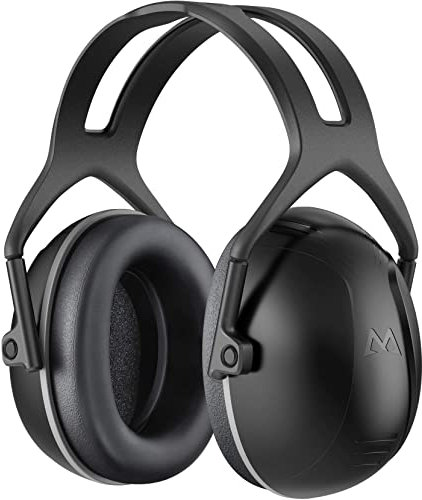 Noise Cancelling Ear Muffs, SNR 35dB Ear Protection Noise Cancelling Headphones for Autism Mowing Shooting Hunting, Hearing Protection with Adjustable Headband, Safety Earmuffs with Storage Bag