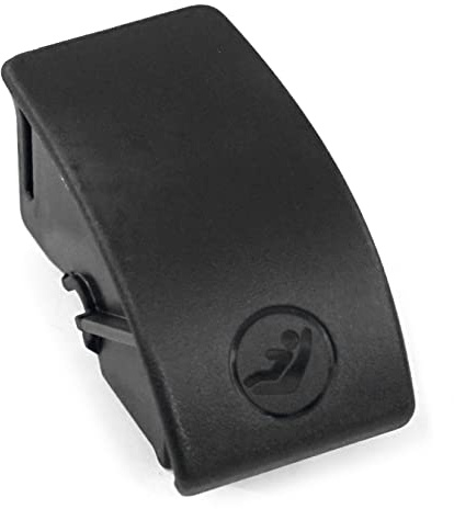 Skoda 5E0887187B9B9 Abdeckung ISOFIX-Halterung Rücksitzbank Kappe Deckel Blende, schwarz