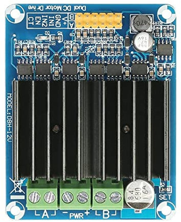 INPETS 3 0A DC 5V-12V Motorsteuerungsmodul H-Brücke Dual-Channel-Laufwerk Controller Board DHB-1A Motorsteuerungsmodul
