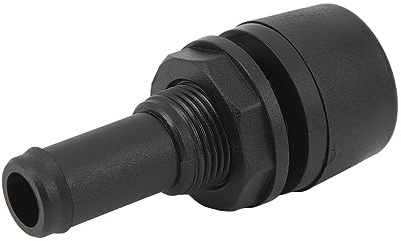 Qiilu Fuel Tank Vent, Boat Fuel Tanks Air Vent Ideal Replacement Straight Nylon Fuel Gas Tank Breather Vent for Boat Yacht RV Car with Thread Size 22mm Inner Diameter 11mm