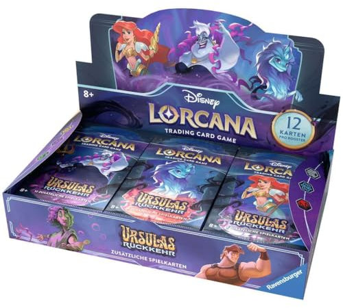 Disney Lorcana Trading Card Game: Set 4 - Booster Display mit 24 Booster Packs (Deutsch)