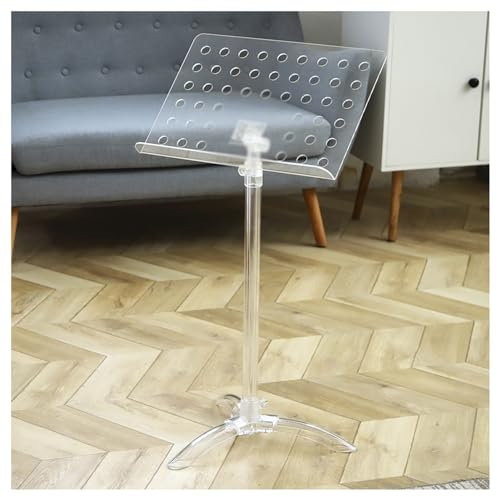 XTGDIEM Rednerpult-Podiumsständer, Acryl-klarer Tragbarer Vortragsempfangsständer, Höhenverstellbarer Schreibtischarbeitsplatz for Das Auditorium Der Büro-Heimschule